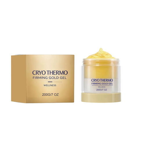 Cryo Thermo Firming Gold Gel for Sagging Skin 200G anti Cellulite Improve Skin Elasticity Lifting Smoothing Sculpted Body Care ﻿