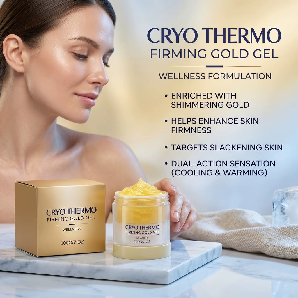 Cryo Thermo Firming Gold Gel for Sagging Skin 200G anti Cellulite Improve Skin Elasticity Lifting Smoothing Sculpted Body Care ﻿